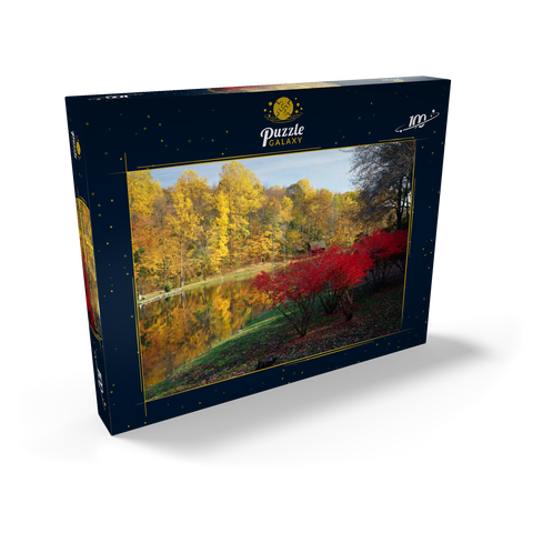 Herbstlandschaft bei Ridgefield, Connecticut, USA 100 Puzzle Schachtel Ansicht2