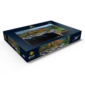 Darstellung des Puzzle Motivs Hopkins Weingut an der Connecticut Weinstraße, Lake Waramaug, Connecticut, USA - Puzzleteile: 500