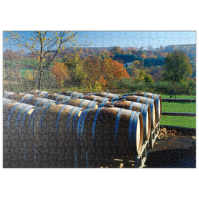 Darstellung des Puzzle Motivs Hopkins Weingut an der Connecticut Weinstraße, Lake Waramaug, Connecticut, USA - Puzzleteile: 500