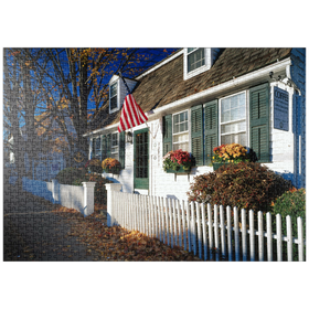 Darstellung des Puzzle-Motivs Kaffeehaus in Essex, Connecticut, USA – Puzzleteile: 1000