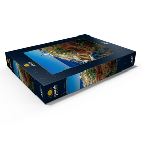 Darstellung des Puzzle Motivs Pemaquid Point mit Leuchtturm, Maine, USA - Puzzleteile: 1000