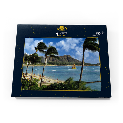 Honolulu, Oahu, Hawaii, USA 100 Puzzle Schachtel Ansicht3