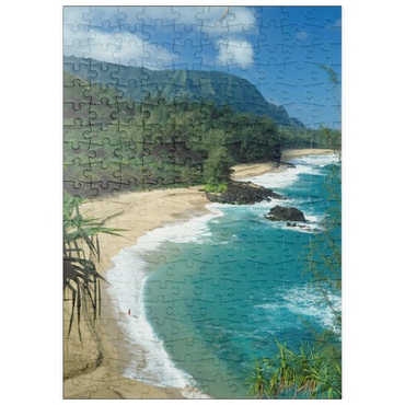 puzzleplate Lumahai Beach, Insel Kauai, Hawaii, USA 200 Puzzle