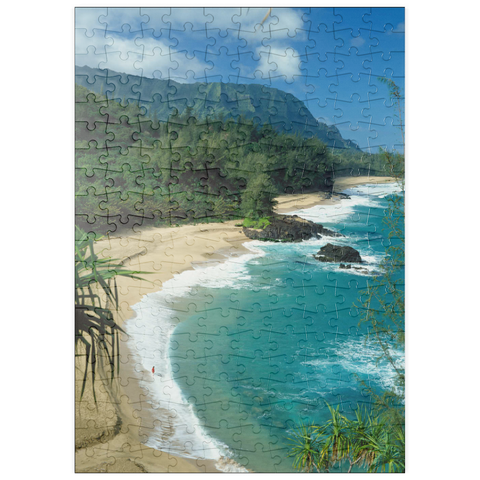 puzzleplate Lumahai Beach, Insel Kauai, Hawaii, USA 200 Puzzle