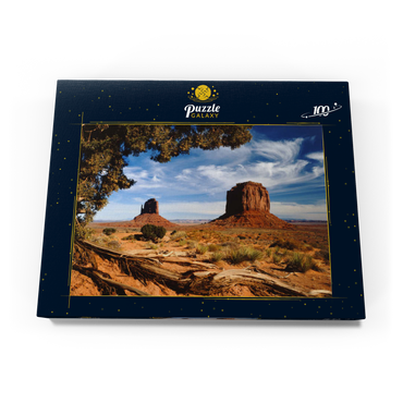 Monument Valley, Navajo Tribal Park, Arizona, USA 100 Puzzle Schachtel Ansicht3