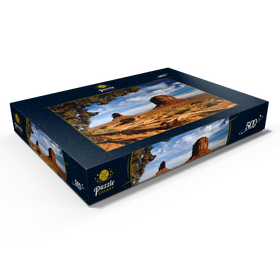 Darstellung des Puzzle Motivs Blick über das Monument Valley, Navajo Tribal Park, Arizona, USA - Puzzleteile: 500