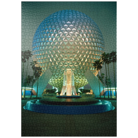 Darstellung des Puzzle-Motivs Spaceship Earth, Epcot Center – Puzzleteile: 1000
