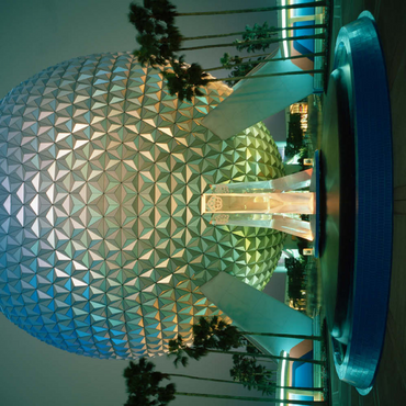 Spaceship Earth, Epcot Center 100 Puzzle 3D Modell
