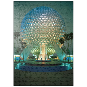 Darstellung des Puzzle-Motivs Spaceship Earth, Epcot Center – Puzzleteile: 200