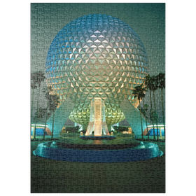 Darstellung des Puzzle Motivs Spaceship Earth, Epcot Center - Puzzleteile: 500