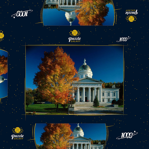 State House, Montpelier, Vermont, USA 1000 Puzzle Schachtel 3D Modell