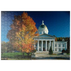 Darstellung des Puzzle-Motivs State House, Montpelier, Vermont, USA – Puzzleteile: 200