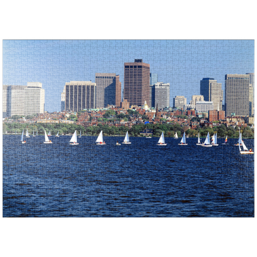 puzzleplate Skyline von Boston, Massachusetts, USA 1000 Puzzle