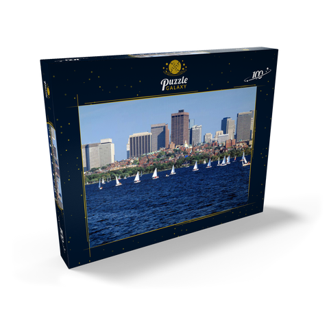 Skyline von Boston, Massachusetts, USA 100 Puzzle Schachtel Ansicht2