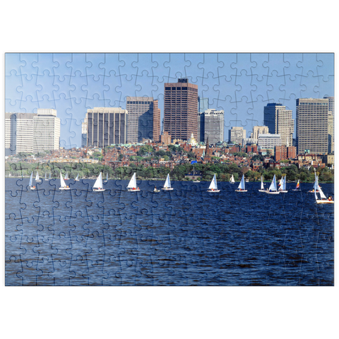 puzzleplate Skyline von Boston, Massachusetts, USA 200 Puzzle