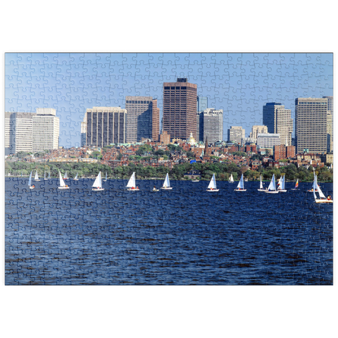 puzzleplate Skyline von Boston, Massachusetts, USA 500 Puzzle