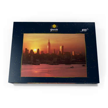 Skyline mit Empire State Building, Manhattan, New York City, New York, USA 1000 Puzzle Schachtel Ansicht3