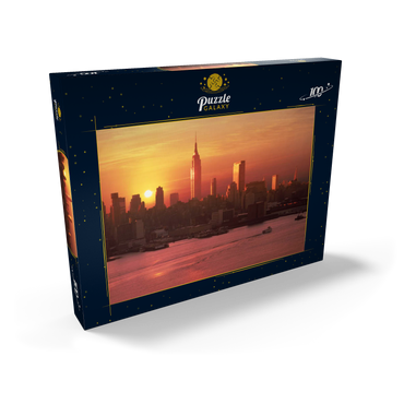 Skyline mit Empire State Building, Manhattan, New York City, New York, USA 100 Puzzle Schachtel Ansicht2