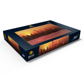 Darstellung des Puzzle Motivs Skyline mit Empire State Building, Manhattan, New York City - Puzzleteile: 500