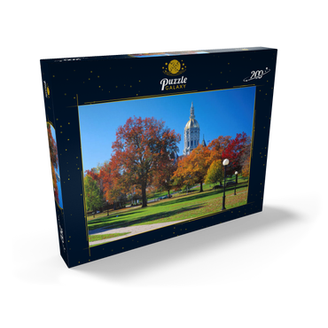 Park mit Kapitol in Hartford, Connecticut, USA 200 Puzzle Schachtel Ansicht2