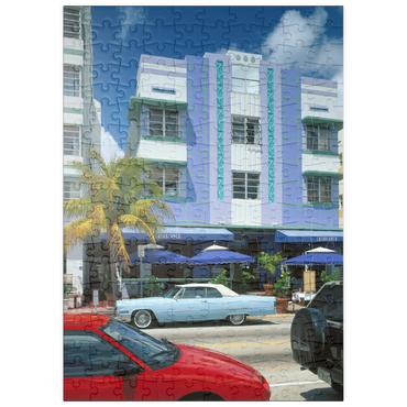 puzzleplate Art Deco Hotels am Ocean Drive in Miami Beach, Florida, USA 200 Puzzle