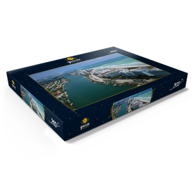 Darstellung des Puzzle Motivs Blick über Miami Beach, Florida, USA - Puzzleteile: 200