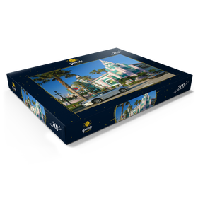 Alternative Darstellung des Puzzle-Motivs Ron Jon s Surfshop am Cocoa Beach, Florida, USA – Puzzleteile: 200