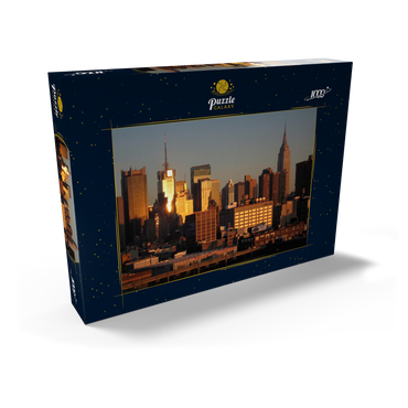 Blick über Hudson auf Manhattan, New York City, New York, USA 1000 Puzzle Schachtel Ansicht2