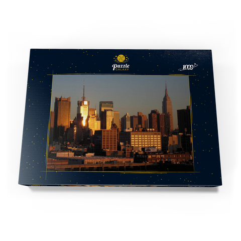 Blick über Hudson auf Manhattan, New York City, New York, USA 1000 Puzzle Schachtel Ansicht3