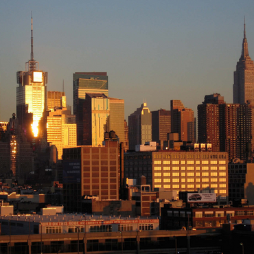 Blick über Hudson auf Manhattan, New York City, New York, USA 1000 Puzzle 3D Modell