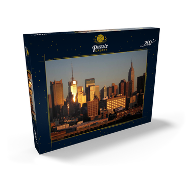 Blick über Hudson auf Manhattan, New York City, New York, USA 200 Puzzle Schachtel Ansicht2