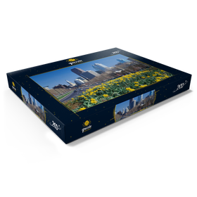 Alternative Darstellung des Puzzle-Motivs Benjamin Franklin Parkway mit Skline und City Hall, Philadelphia, Pennsylvania, USA – Puzzleteile: 200