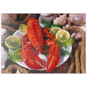 Darstellung des Puzzle Motivs Hummer - Puzzleteile: 500