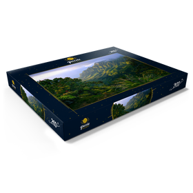 Darstellung des Puzzle Motivs Na Pali Küste, Insel Kauai, Hawaii, USA - Puzzleteile: 200