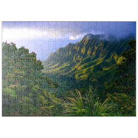 Darstellung des Puzzle Motivs Na Pali Küste, Insel Kauai, Hawaii, USA - Puzzleteile: 200