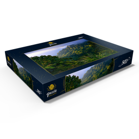 Darstellung des Puzzle Motivs Na Pali Küste, Insel Kauai, Hawaii, USA - Puzzleteile: 500