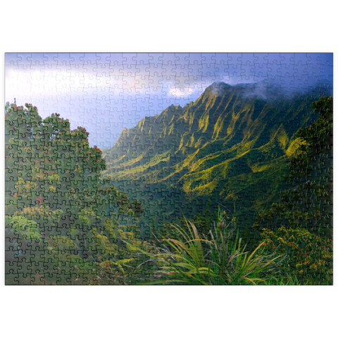puzzleplate Na Pali Küste, Insel Kauai, Hawaii, USA 500 Puzzle