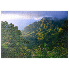 Darstellung des Puzzle Motivs Na Pali Küste, Insel Kauai, Hawaii, USA - Puzzleteile: 500