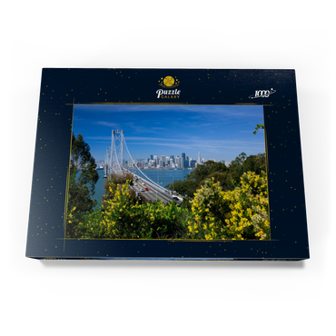 Bay Bridge mit Skyline, San Francisco, Kalifornien, USA 1000 Puzzle Schachtel Ansicht3