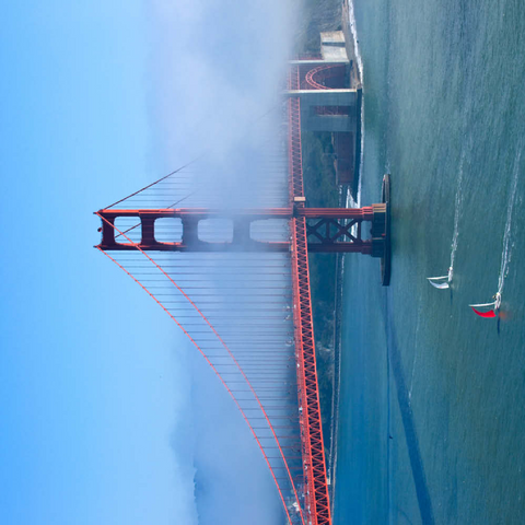 Golden Gate Bridge, San Francisco, Kalifornien, USA 100 Puzzle 3D Modell