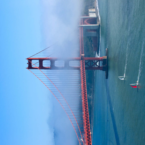 Golden Gate Bridge, San Francisco, Kalifornien, USA 500 Puzzle 3D Modell