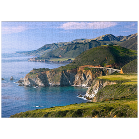 Darstellung des Puzzle-Motivs Küste am Highway One bei Big Sur, Kalifornien, USA – Puzzleteile: 1000