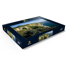 Darstellung des Puzzle Motivs Küste am Highway One bei Big-Sur, Kalifornien, USA - Puzzleteile: 200