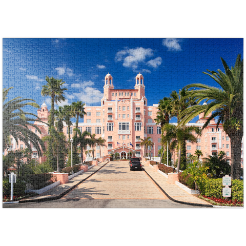 puzzleplate Hotel Don Cesar Beach Resort am St. Pete Beach in St. Petersburg an der Golfküste, Florida, USA 1000 Puzzle
