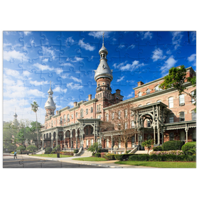 Darstellung des Puzzle Motivs Ehemaliges Tampa Bay Hotel mit Henry B. Plant Museum in Tampa an der Golfküste, Florida, USA - Puzzleteile: 100