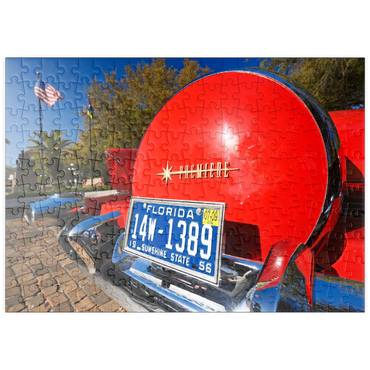 puzzleplate Oldtimer in Ybor City, Tampa an der Golfküste, Florida, USA 200 Puzzle