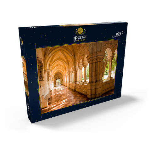 Kreuzgang im wiederaufgebauten Spanish Monastery of St. Bernard in Miami, Florida, USA 100 Puzzle Schachtel Ansicht2