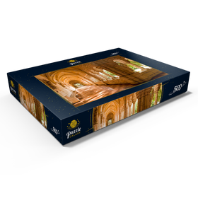 Darstellung des Puzzle Motivs Kreuzgang im wiederaufgebauten Spanish Monastery of St. Bernard in Miami, Florida, USA - Puzzleteile: 500