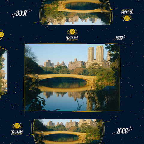 See im Central Park, Uptown Manhattan, New York City, New York, USA 1000 Puzzle Schachtel 3D Modell