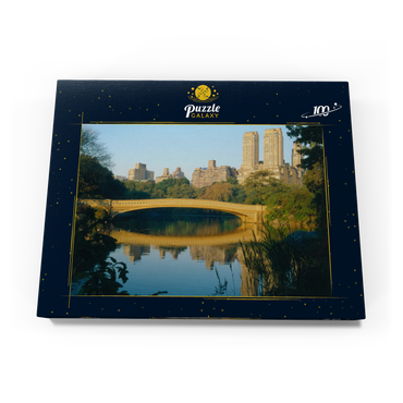 See im Central Park, Uptown Manhattan, New York City, New York, USA 100 Puzzle Schachtel Ansicht3